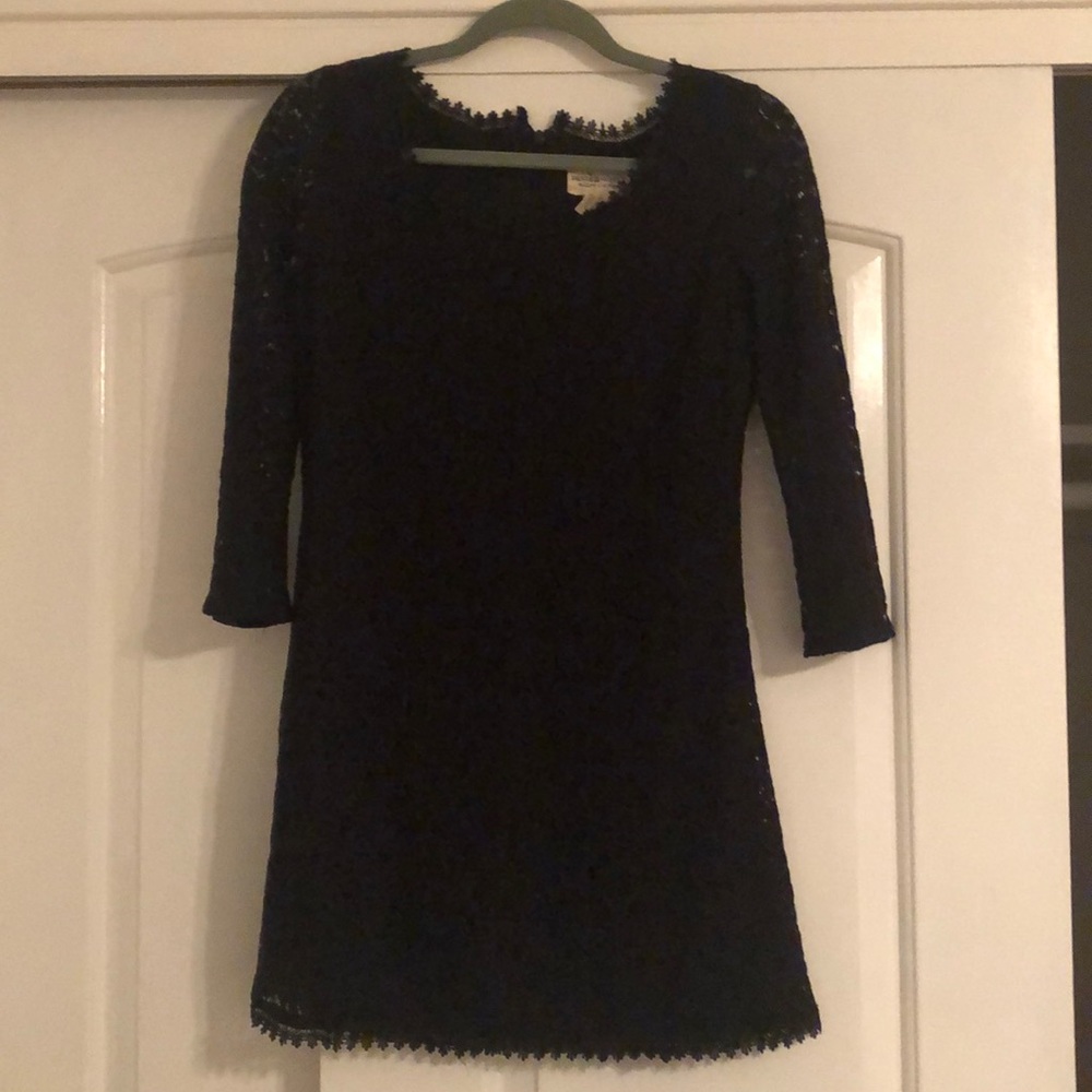 Black lace dress